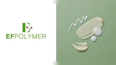 Cosmetic cream textures on a soft green background